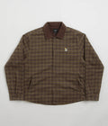 HUF Weston Fleece Lined Shirt Jacket in Espresso