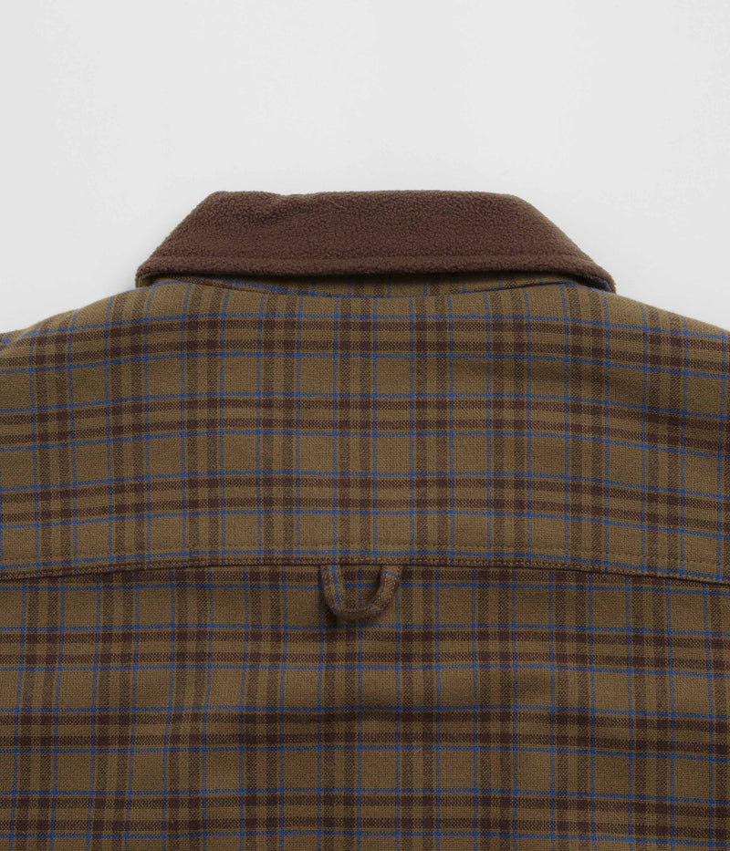 HUF Weston Fleece Lined Shirt Jacket in Espresso