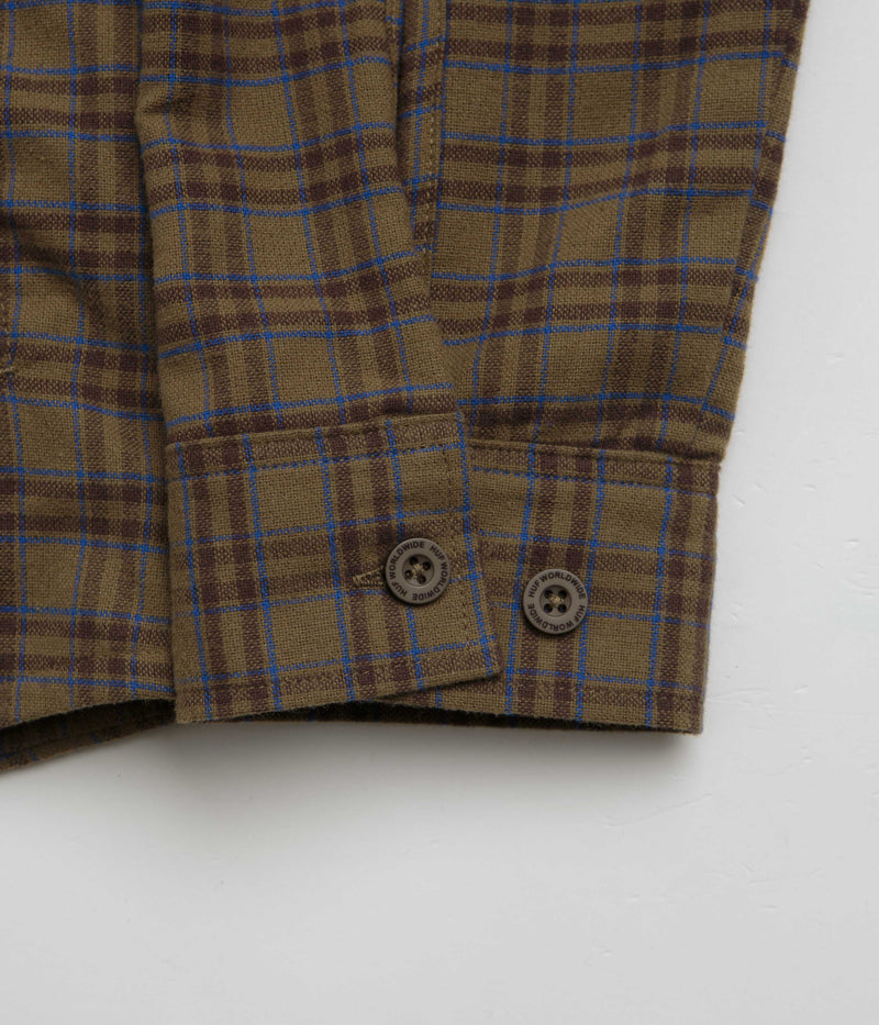 HUF Weston Fleece Lined Shirt Jacket in Espresso