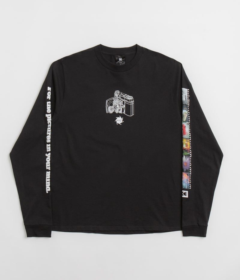HUF x Kodak Inner Vision Long Sleeve T-Shirt in Black