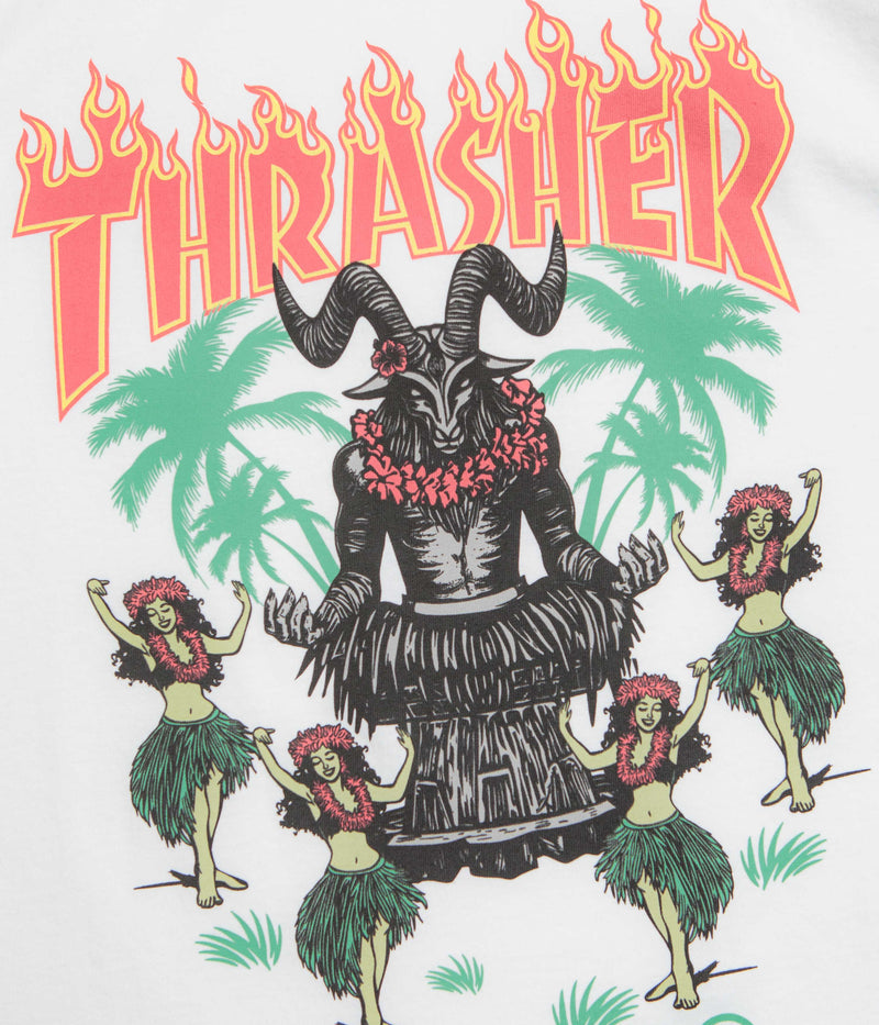 HUF x Thrasher Goat Luau T-Shirt in White