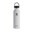 HydroFlask Standard Mouth Water Bottle with Flex Cap 21 oz - White Accessories - Drinkware - The Heel Shoe Fitters