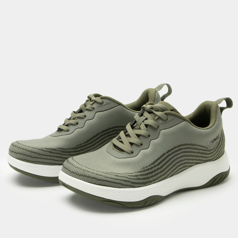 In8 Olive shoe on a Ergo Flo outsole IN8-6382_S1