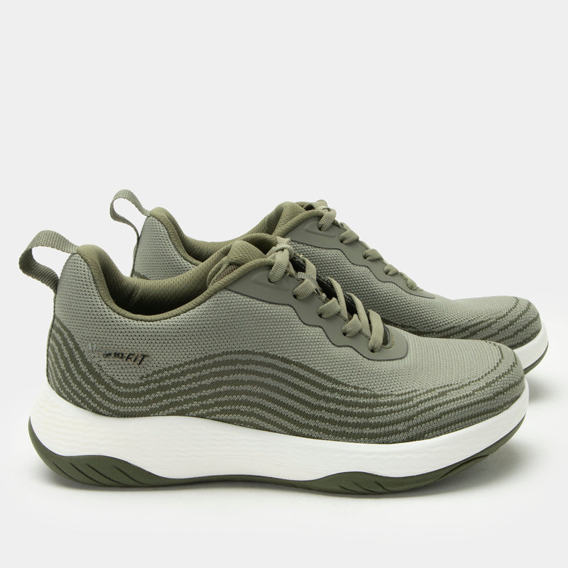 In8 Olive shoe on a Ergo Flo outsole IN8-6382_S2