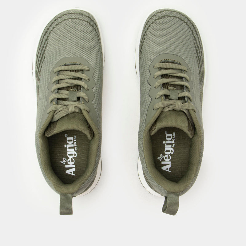 In8 Olive shoe on a Ergo Flo outsole IN8-6382_S4