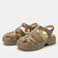 Ingrid Beige Sandal | Alegria Shoes
