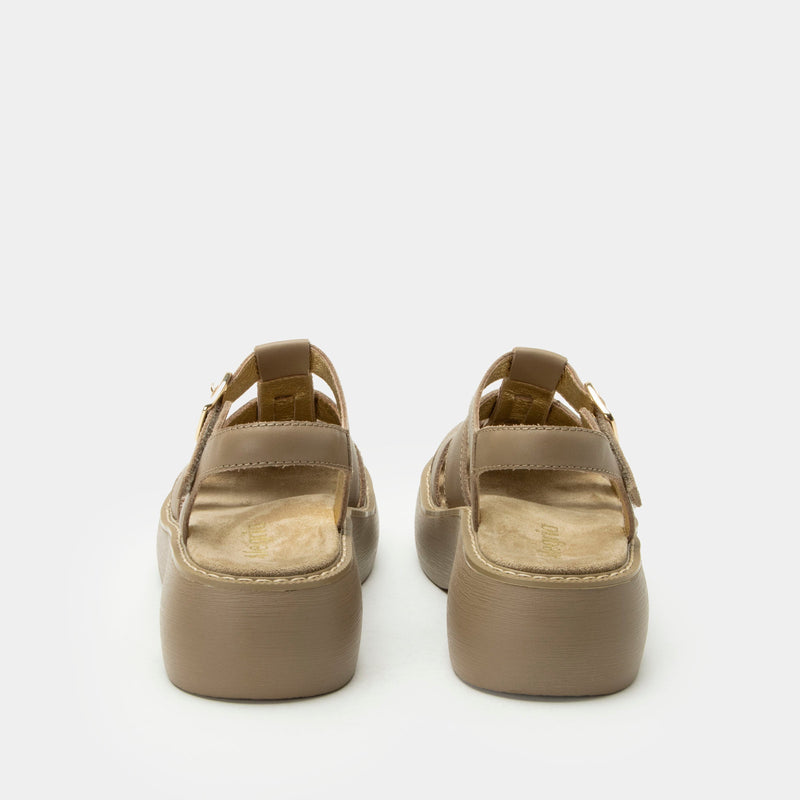 Ingrid Beige Sandal | Alegria Shoes