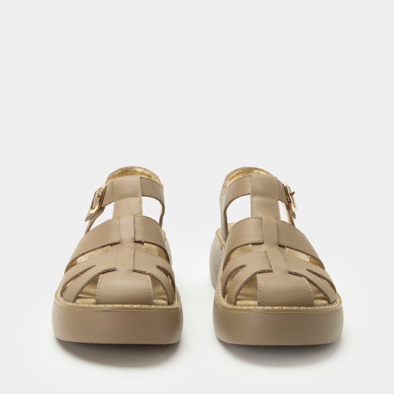 Ingrid Beige Sandal | Alegria Shoes