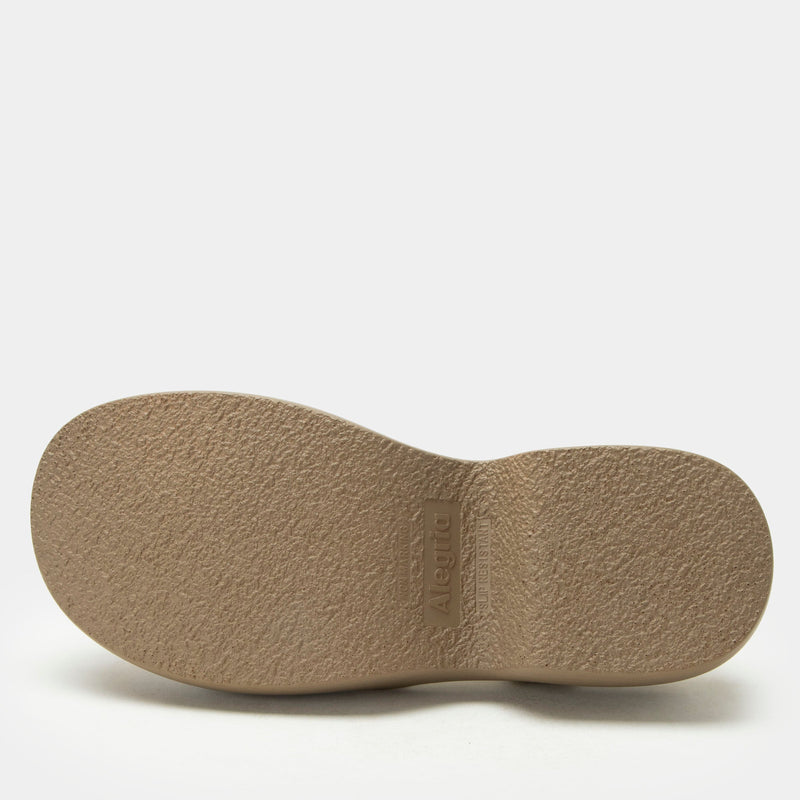 Ingrid Beige Sandal | Alegria Shoes