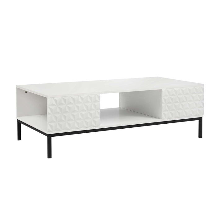 Isabella Coffee Table - White - DUSK