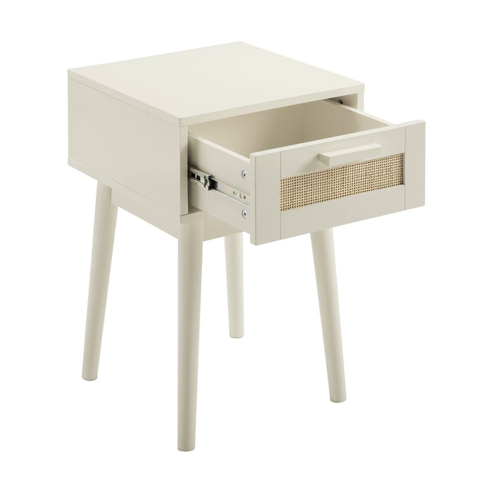 Isla 1 Drawer Nightstand - Cream - DUSK