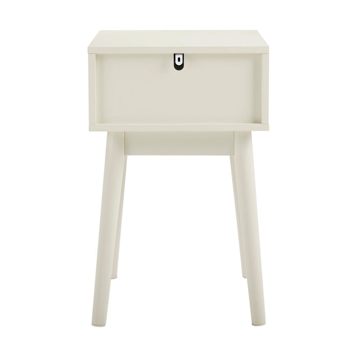 Isla 1 Drawer Nightstand - Cream - DUSK