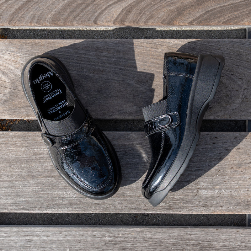 Janna Black Tie Shoe