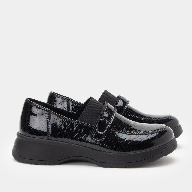 Janna Black Tie Shoe