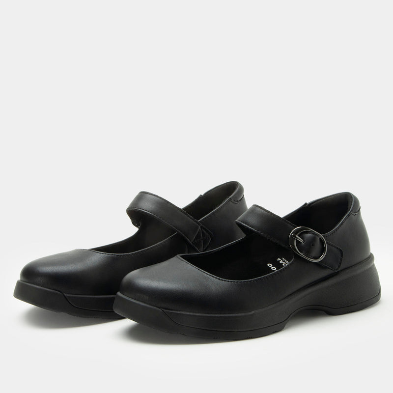 Jazmine Black Nappa Shoe | Alegria Shoes