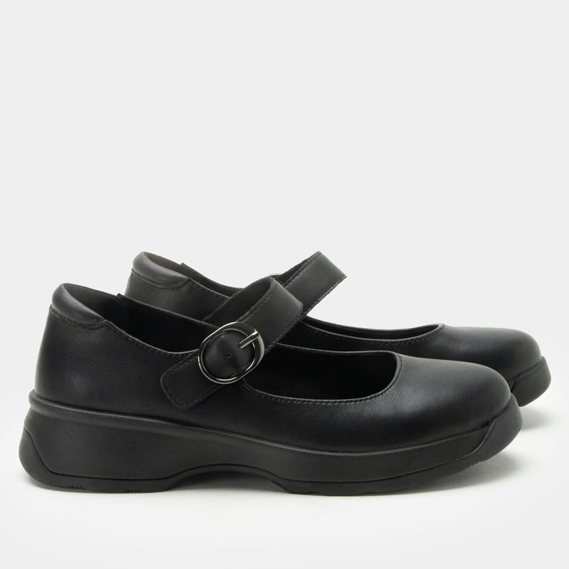 Jazmine Black Nappa Shoe | Alegria Shoes