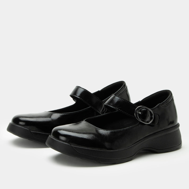 Jazmine Dapper Black Shoe | Alegria Shoes