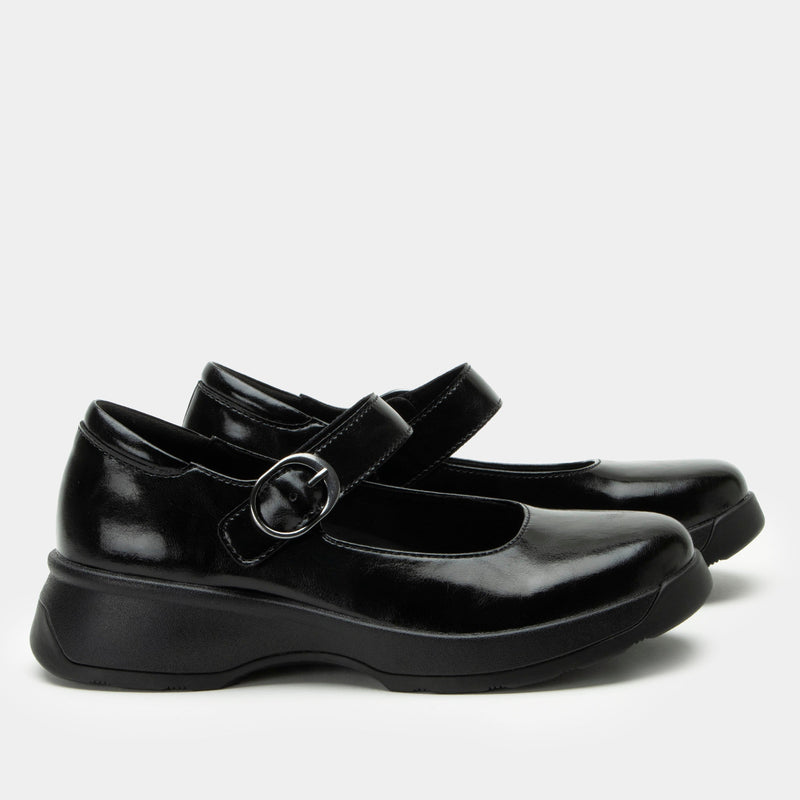 Jazmine Dapper Black Shoe | Alegria Shoes