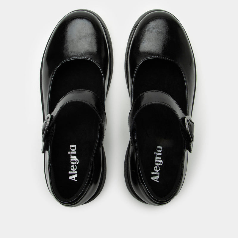 Jazmine Dapper Black Shoe | Alegria Shoes