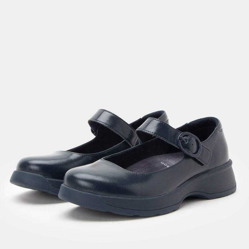 Jazmine Glazed Navy Shoe
