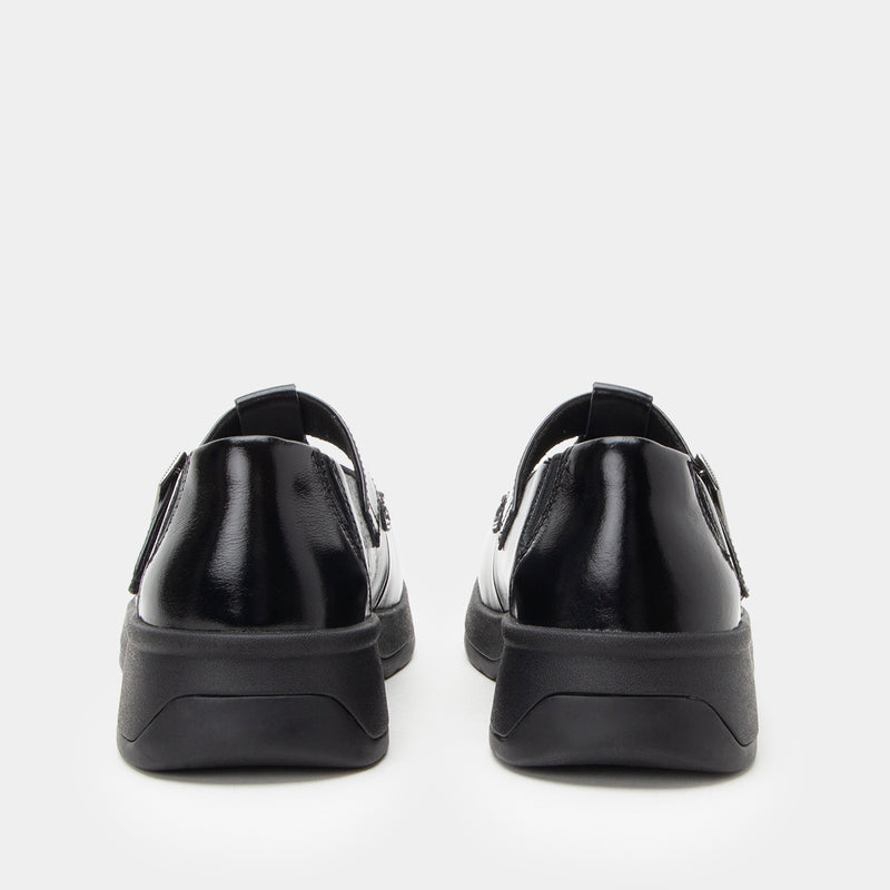 Jensie Glazed Black Shoe
