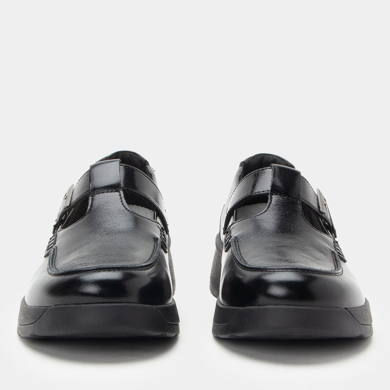 Jensie Glazed Black Shoe