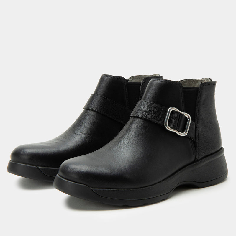 Jerica Black Bird Boot | Alegria Shoes