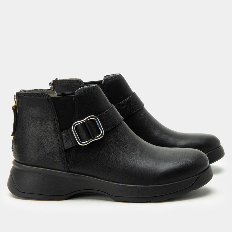 Jerica Black Bird Boot | Alegria Shoes