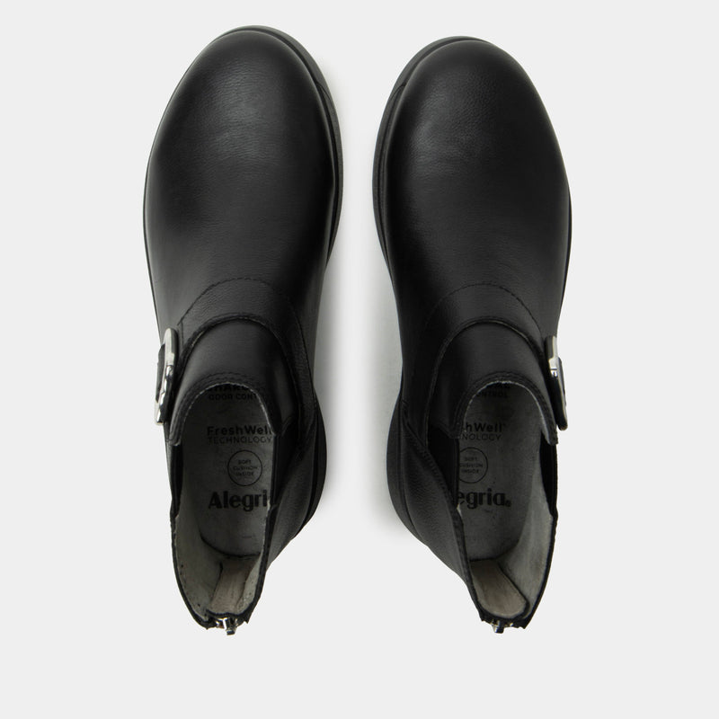 Jerica Black Bird Boot | Alegria Shoes