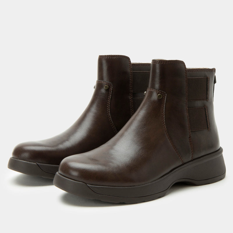 Jordyn Dark Chocolate Boot | Alegria Shoes
