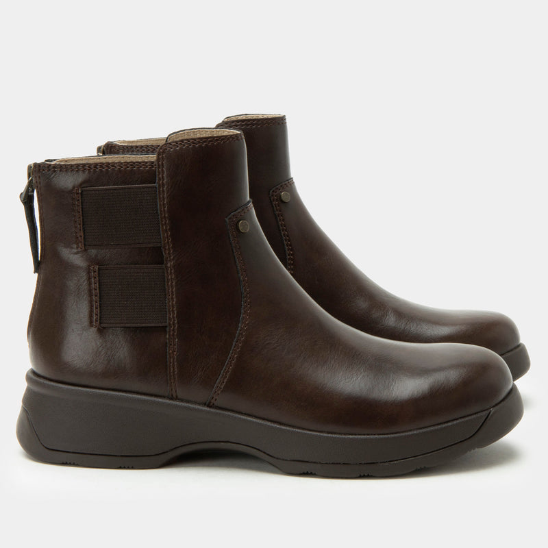 Jordyn Dark Chocolate Boot | Alegria Shoes