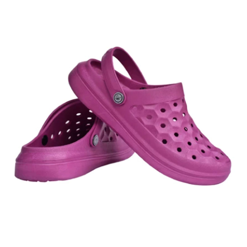 Joybees Varsity Clog (Women) - Plum Sandal - Clog - The Heel Shoe Fitters