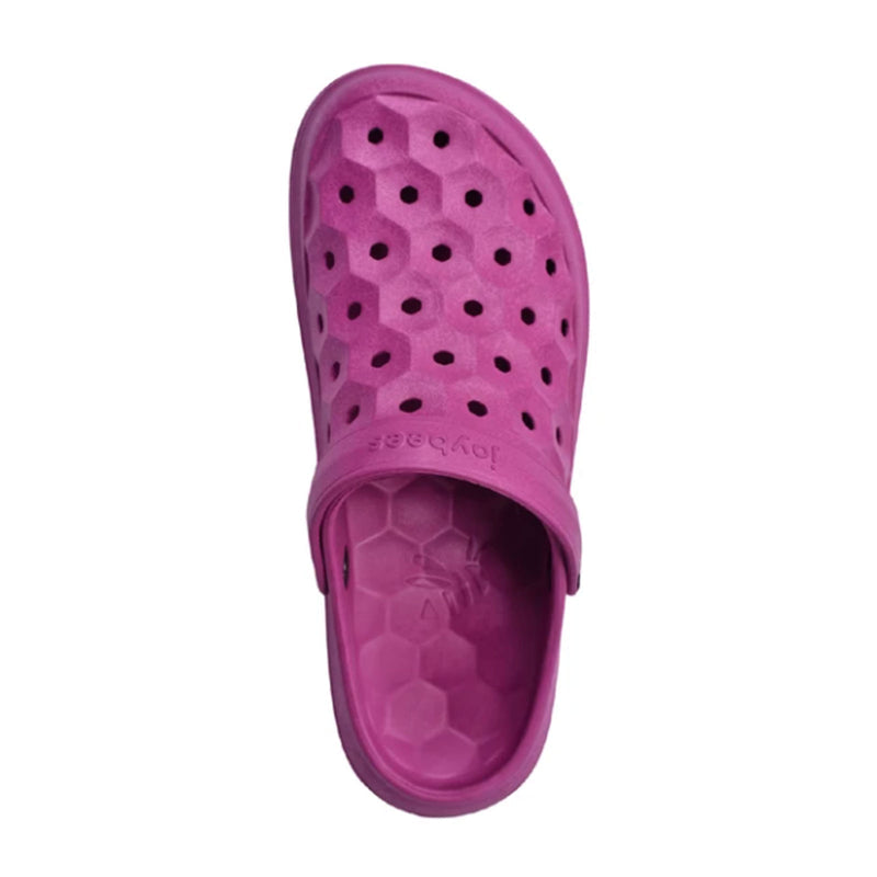 Joybees Varsity Clog (Women) - Plum Sandal - Clog - The Heel Shoe Fitters
