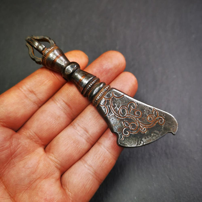 Kartika Knife 3.9" - Tibetan Buddhist art, view 6