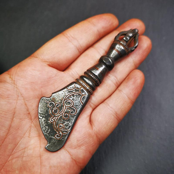 Kartika Knife 3.9" - Tibetan Buddhist art, view 7