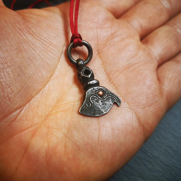 Kartika Pendant, 1.1" - Tibetan Buddhist art, view 6