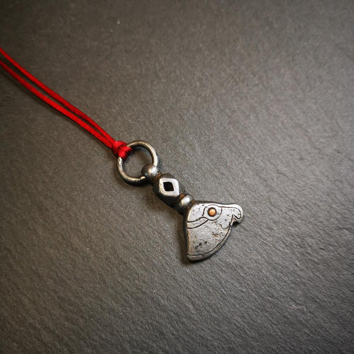 Kartika Pendant, 1.34" - Tibetan Buddhist art, front view