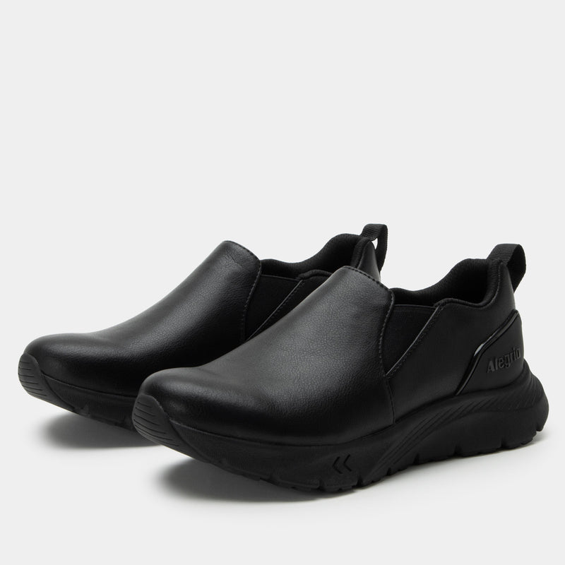 Kavalry Jet Black Shoe | Alegria Shoes