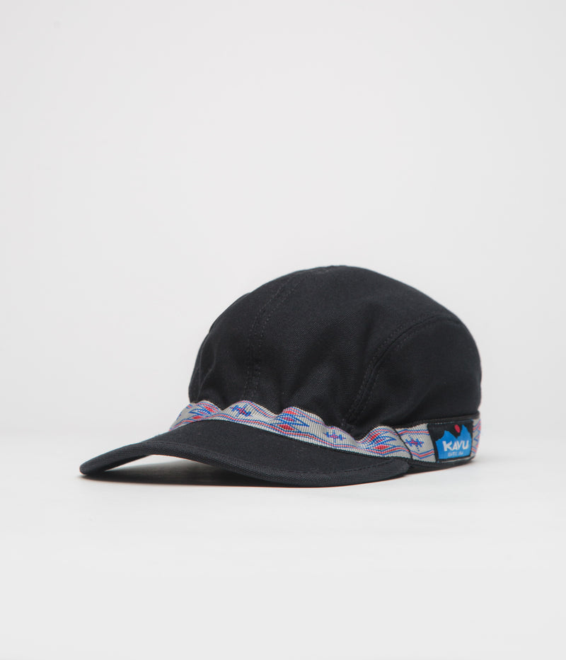 Kavu Organic Strap Cap in Jet Black