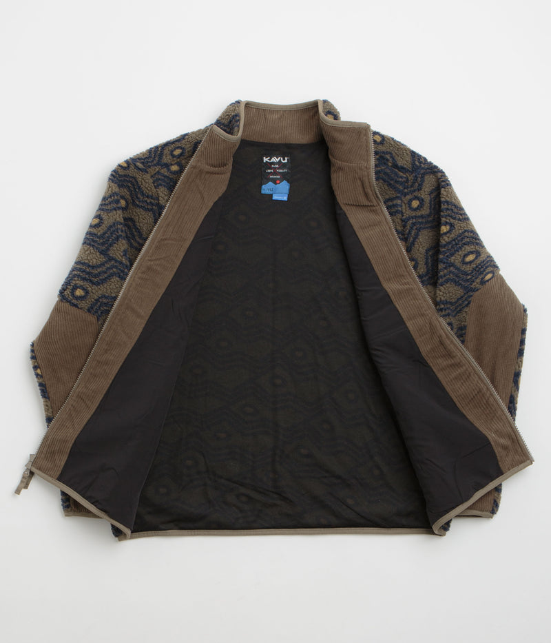 Kavu Wayside Fleece in Walnut Mountain