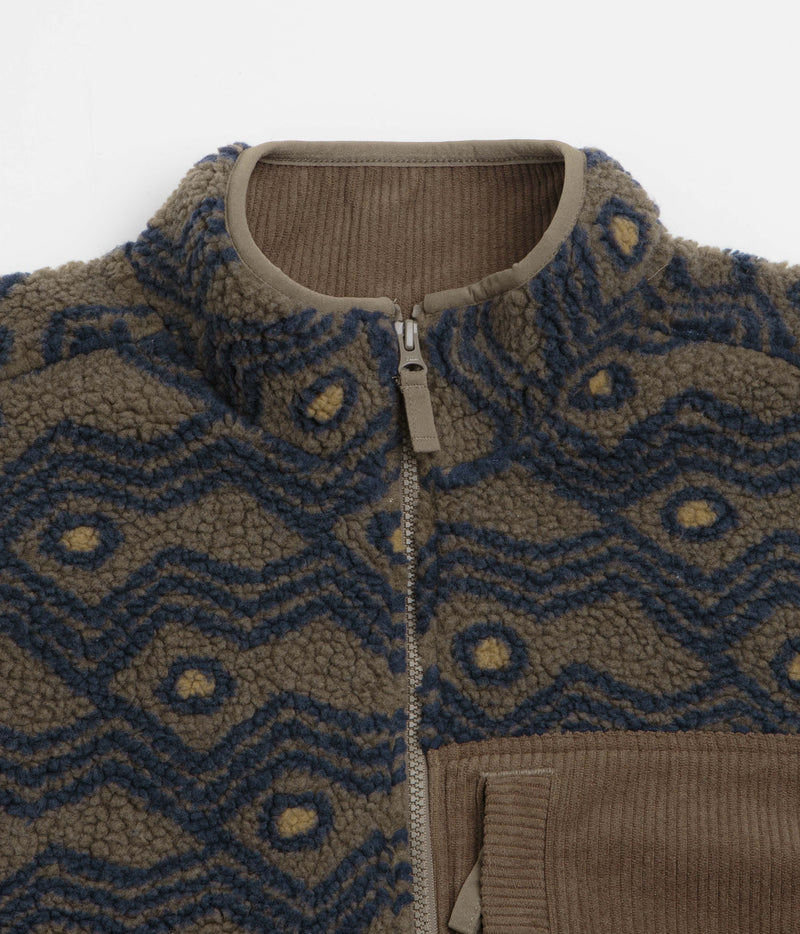 Kavu Wayside Fleece in Walnut Mountain