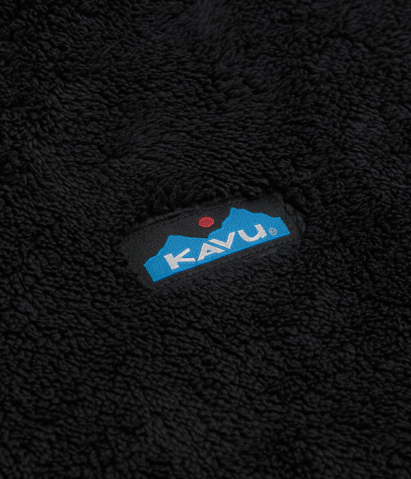 Kavu Womens Moon Ridge Hooded Fleece in Blackout