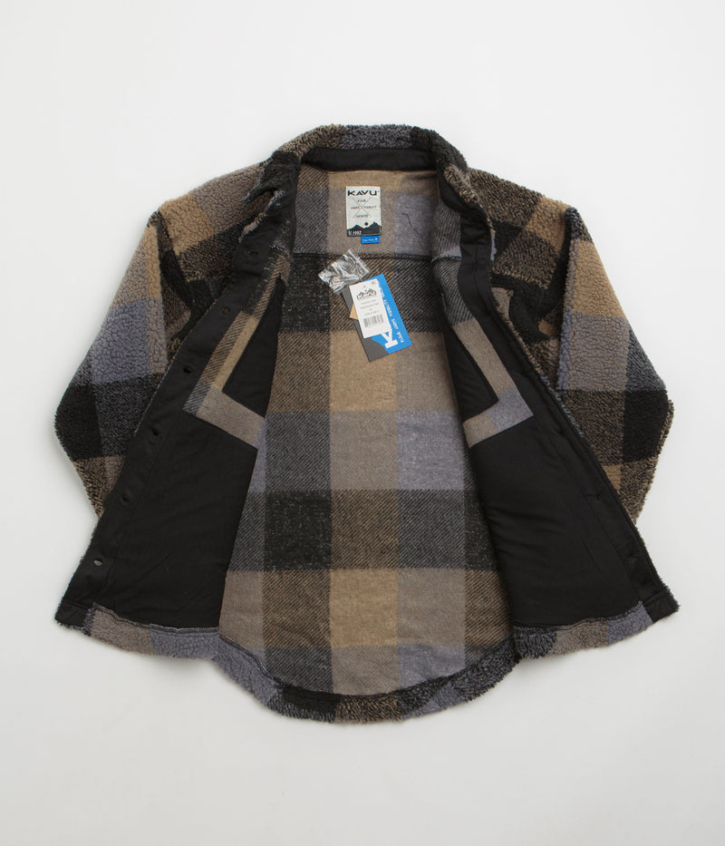 Kavu Womens Northern Sky Shirt Jacket in Nightshade Plaid