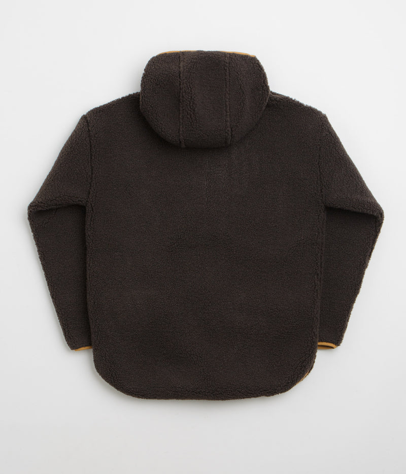 Kavu Womens Roselake Hooded Fleece in Coffee