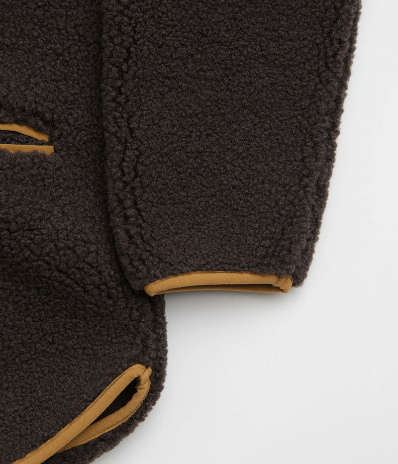 Kavu Womens Roselake Hooded Fleece in Coffee