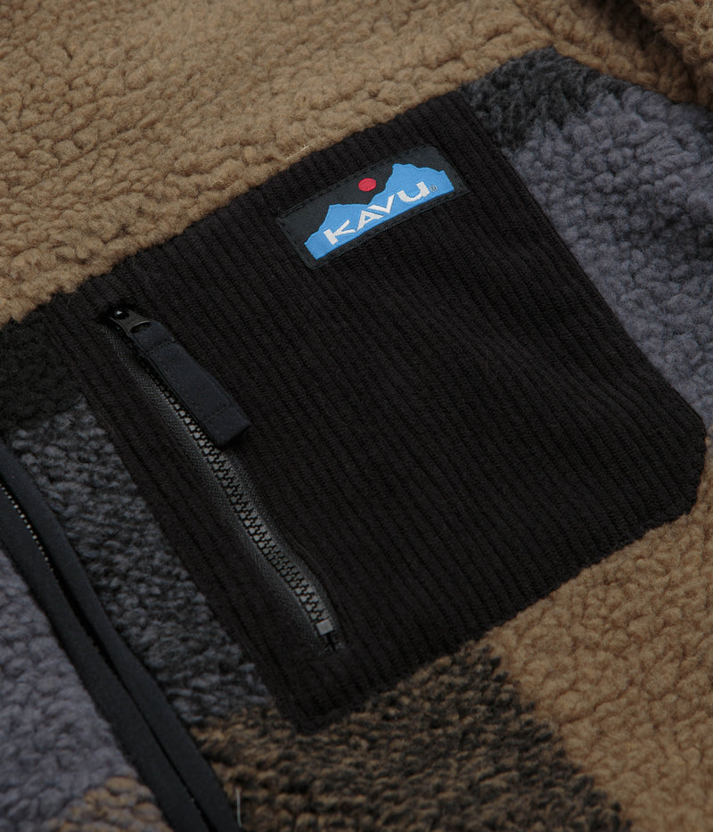 Kavu Womens Willow Creek Fleece in Nightshade Plaid