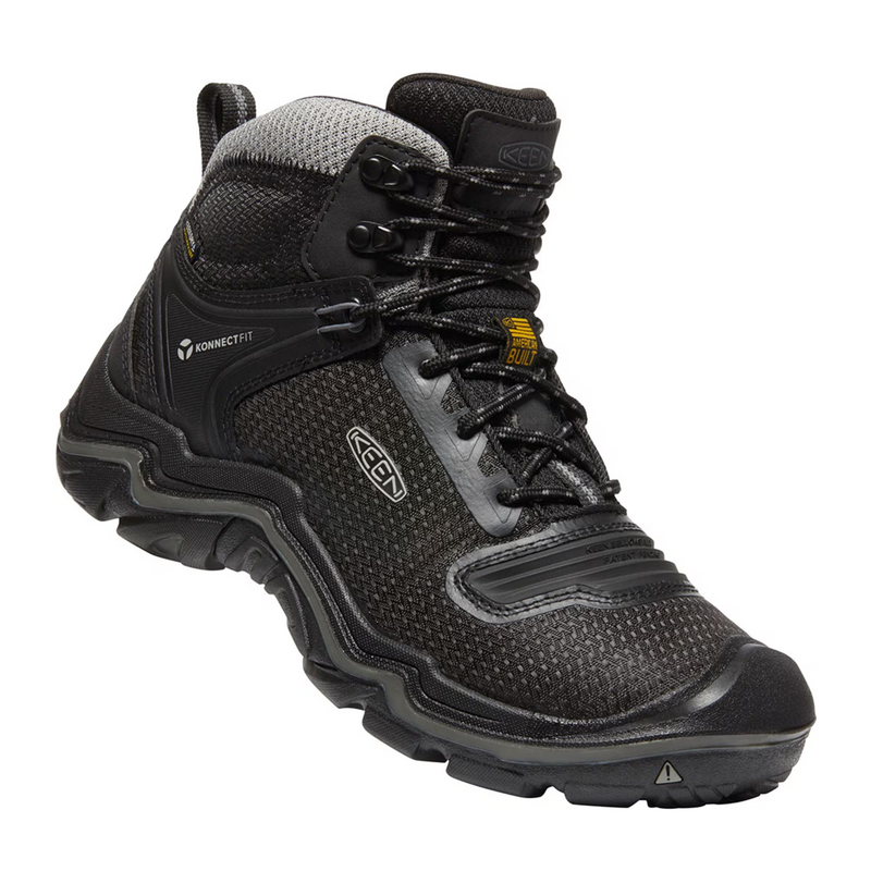 Keen Durand EVO Mid Waterproof Boot (Men) - Black/Magnet Boots - Hiking - Mid - The Heel Shoe Fitters