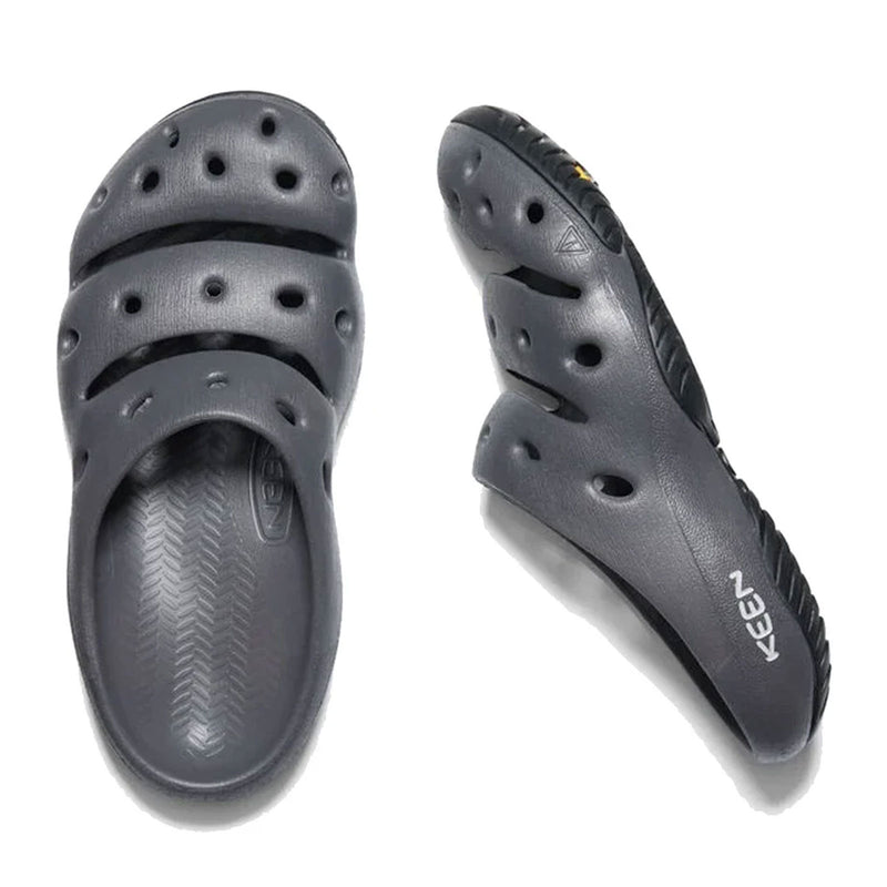 Keen Yogui Slide (Men) - Magnet/Black Sandal - Slide - The Heel Shoe Fitters
