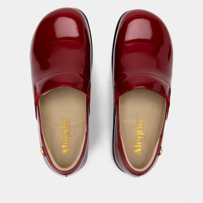 Keli Cherry Bomb Patent Professional Shoe | Alegria Shoes
