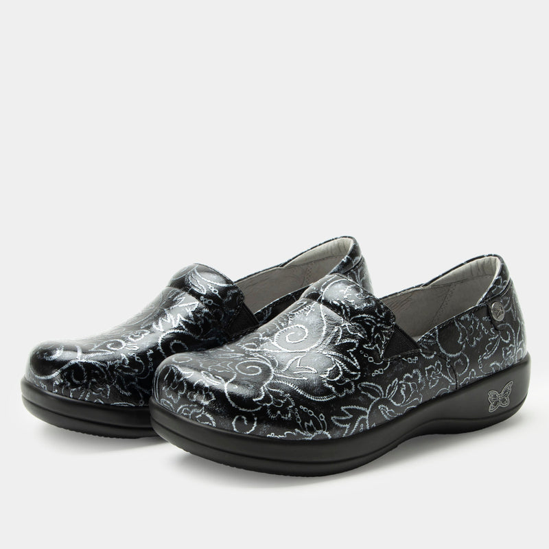 Keli Embroider Me Pewter Shoe | Alegria Shoes
